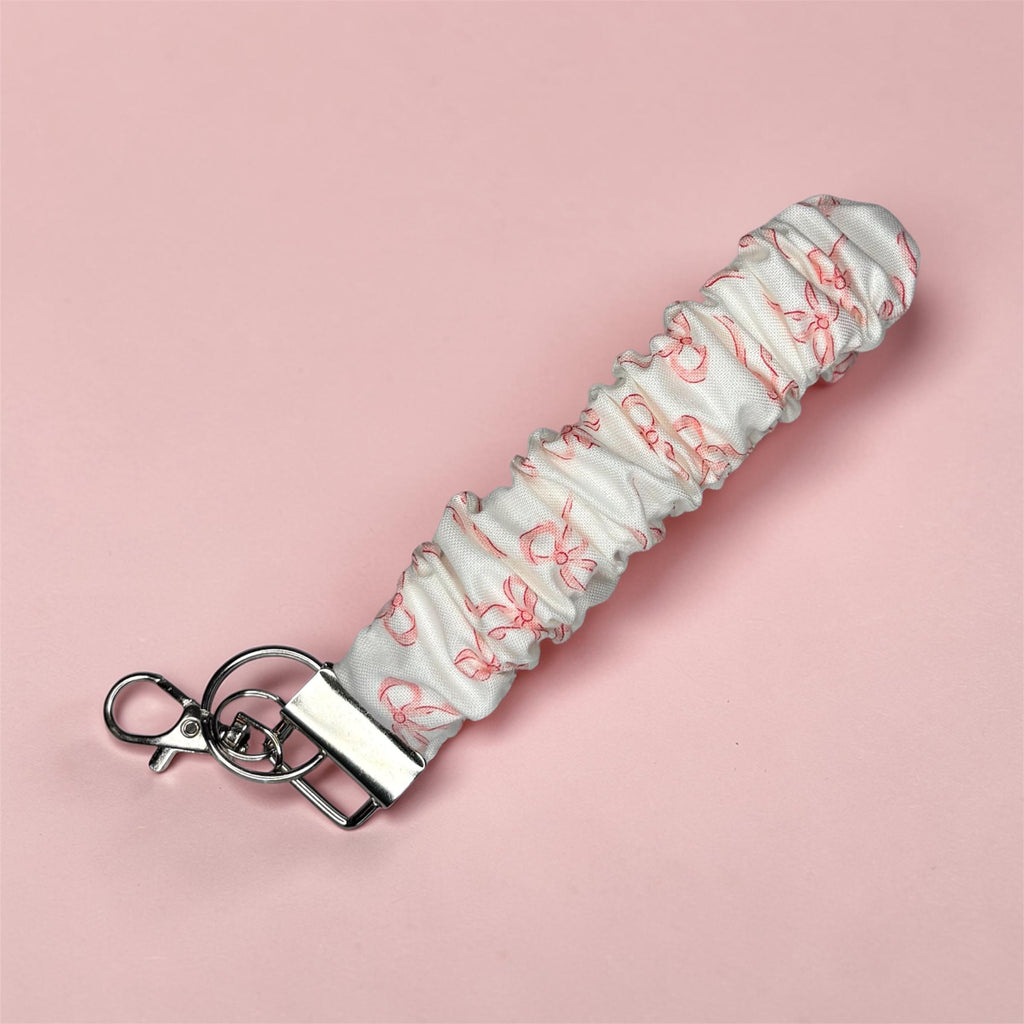 Little Pink Bow Wristlet