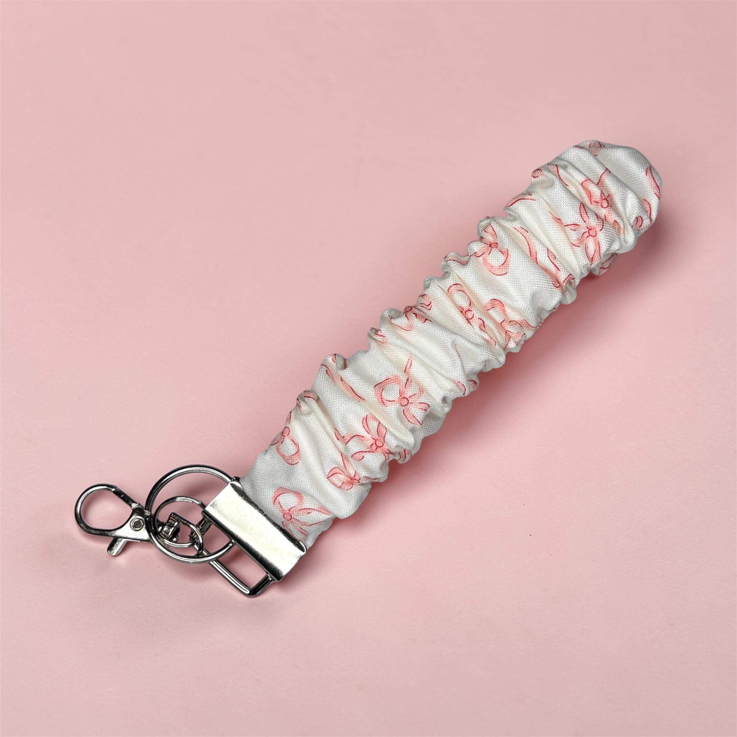 Little Pink Bow Wristlet