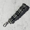 Black and White Plaid Wristlet