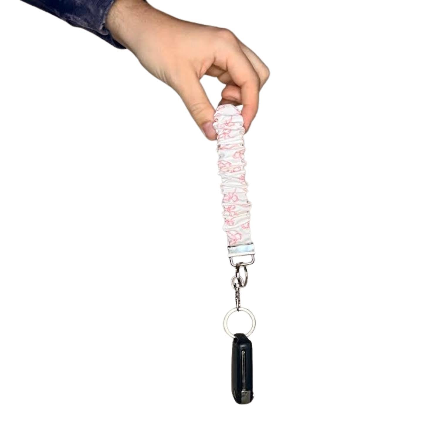 Little Pink Bow Wristlet