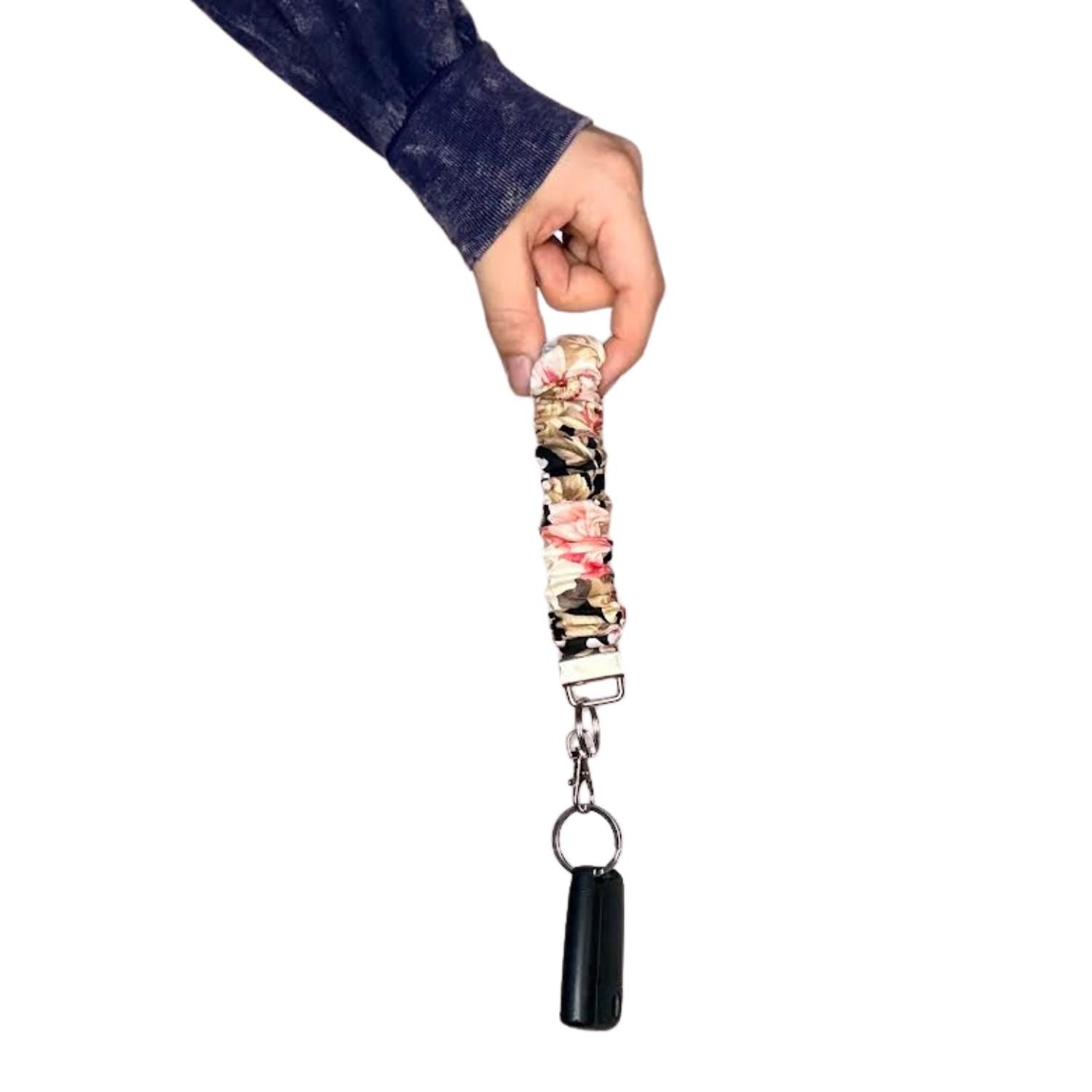 Black Bouquet Wristlet